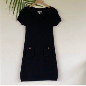 Ann Taylor Loft black sweater dress.